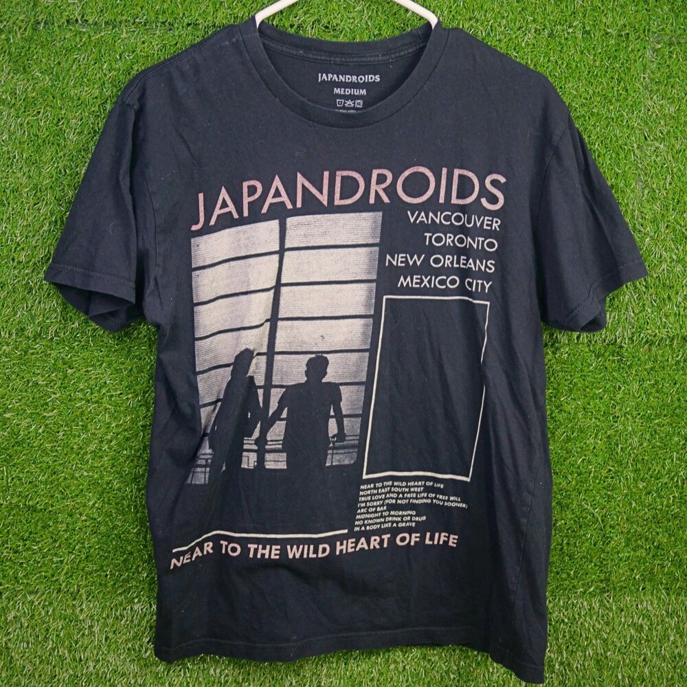 Japandroids Tour Shirt - "Near to the Wild Heart of Life Tour" - Men's Size M